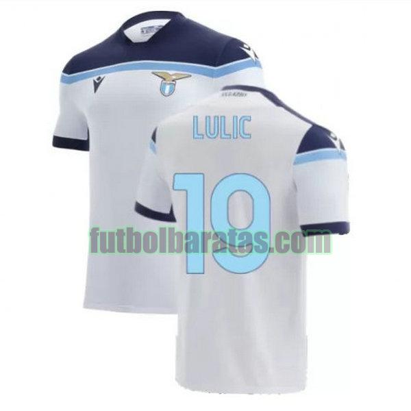 camiseta lulic 19 lazio 2021 2022 blanco segunda