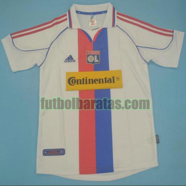 camiseta lyon 2000-2001 blanco primera