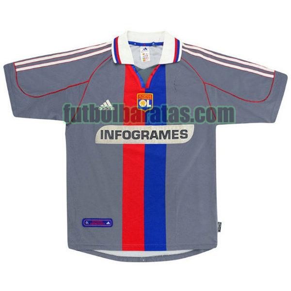 camiseta lyon 2000-2001 negro segunda