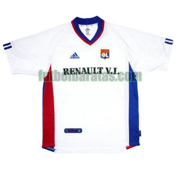 camiseta lyon 2001-2002 blanco primera