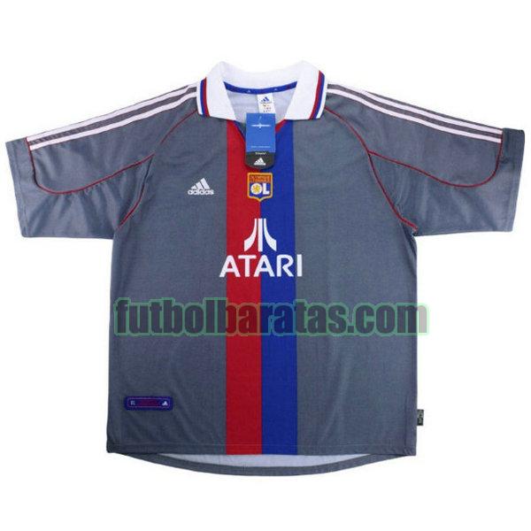 camiseta lyon 2001-2002 negro tercera