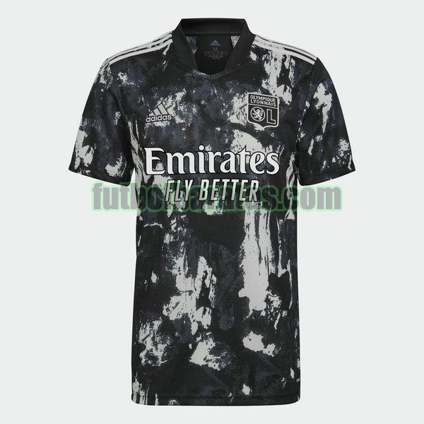 camiseta lyon 2021 2022 negro tercera equipacion