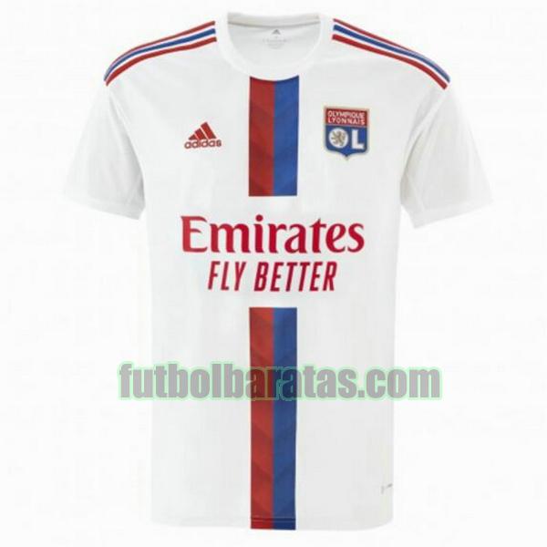 camiseta lyon 2022 2023 blanco primera