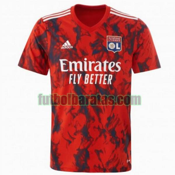 camiseta lyon 2022 2023 rojo segunda