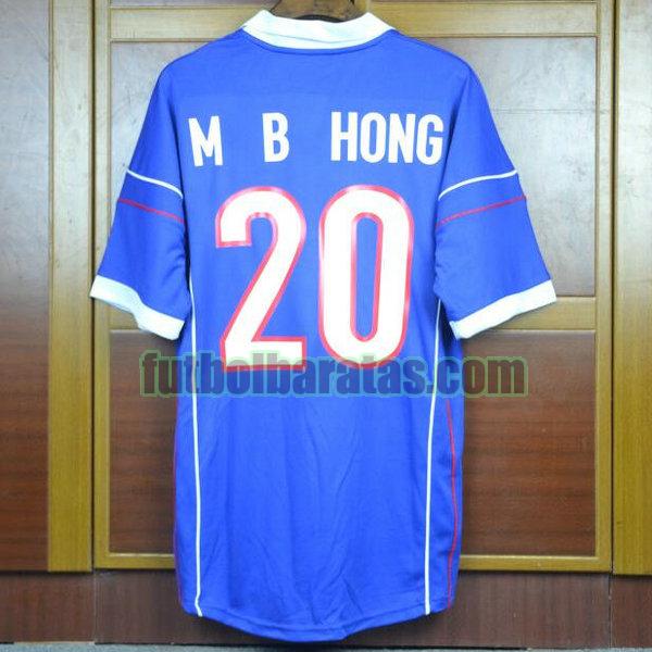 camiseta m b hong 20 corea 1998 azul segunda