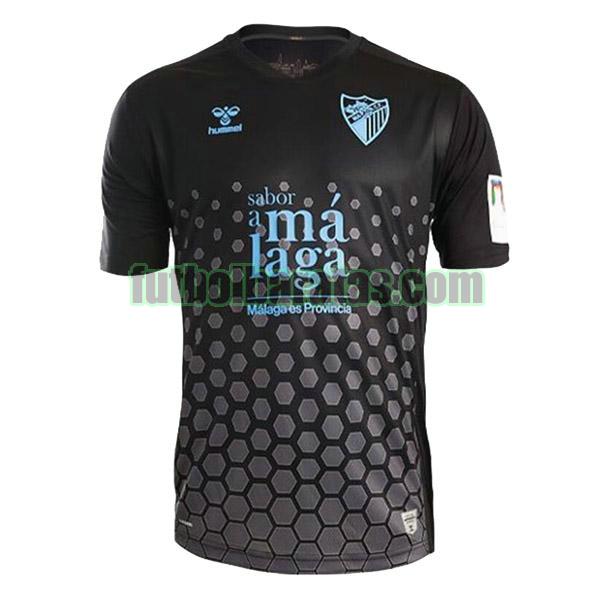 camiseta malaga 2022 2023 negro tercera tailandia