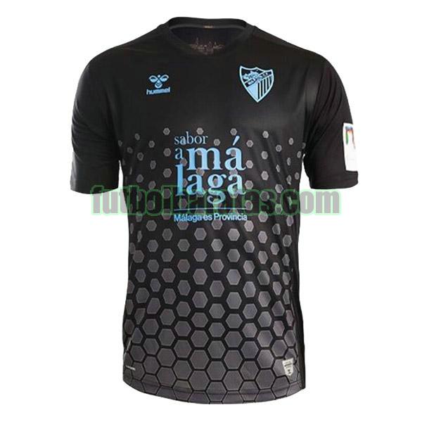 camiseta malaga 2022 2023 negro tercera tailandia