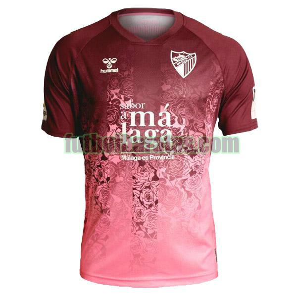 camiseta malaga 2022 2023 rojo segunda tailandia