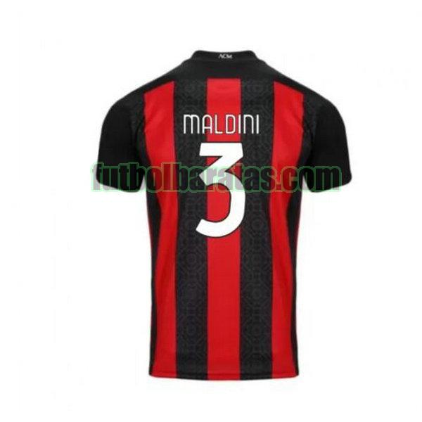 camiseta maldini 3 ac milan 2020-2021 primera