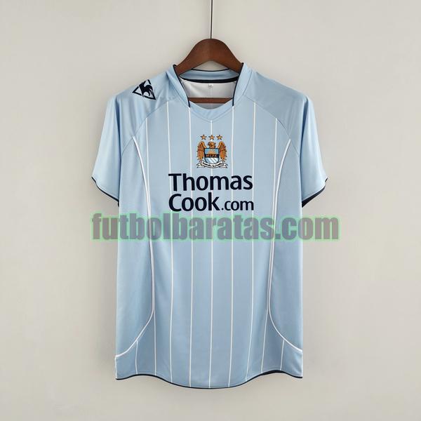 camiseta manchester city 2008 2009 azul primera