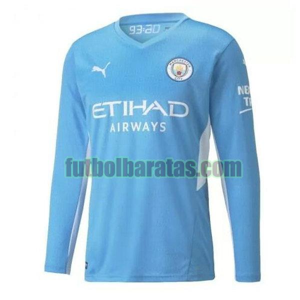 camiseta manchester city 2021 2022 azul primera ml