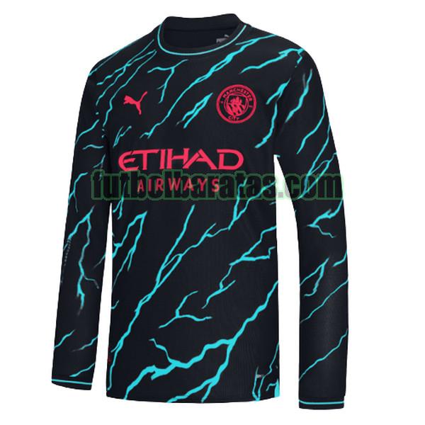 camiseta manchester city 2023 2024 negro tercera ml