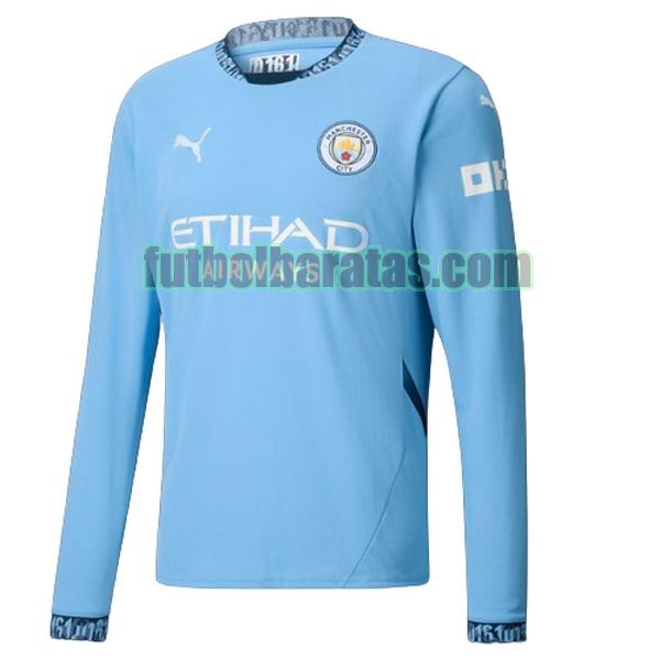 camiseta manchester city 2024 2025 azul primera ml