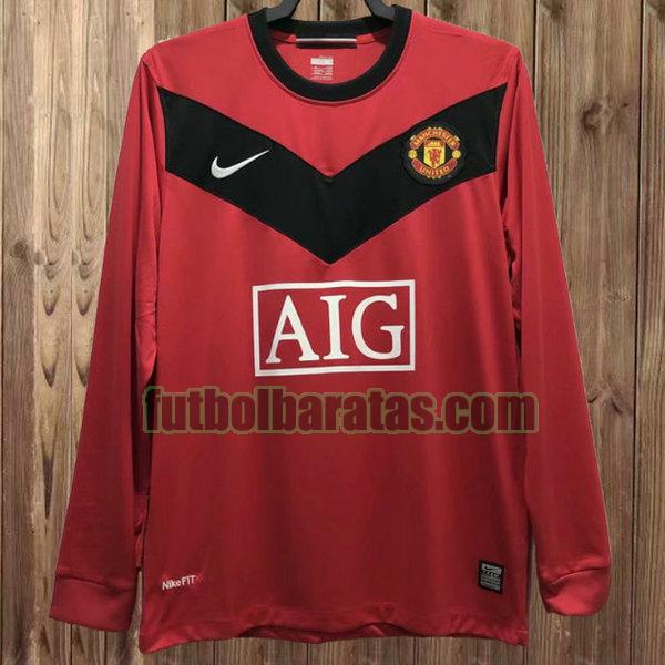camiseta manchester united 2009-2010 rojo primera ml