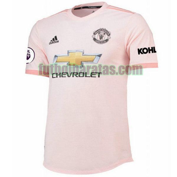 camiseta manchester united 2018-2019 rosa segunda