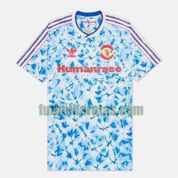 camiseta manchester united 2020-2021 azul adidas design
