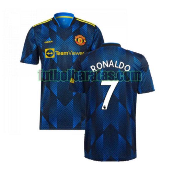 camiseta manchester united 2021 2022 azul tercera