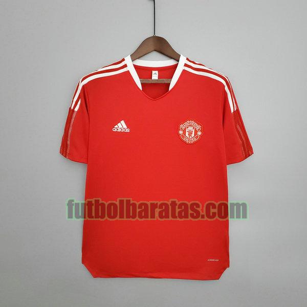 camiseta manchester united 2021 2022 rojo entrenamiento