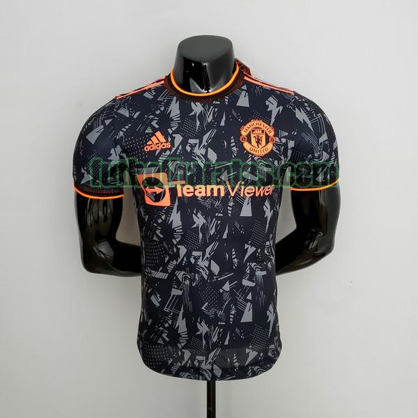 camiseta manchester united 2022 2023 negro camo player