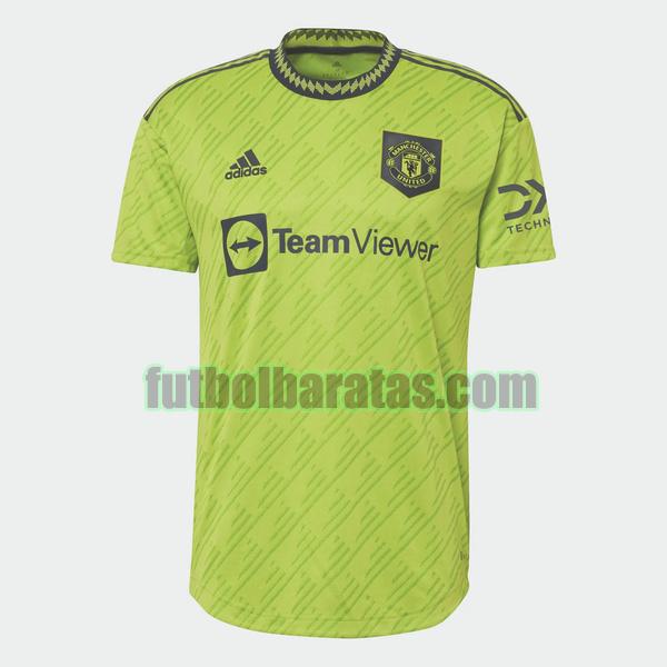 camiseta manchester united 2022 2023 verde tercera