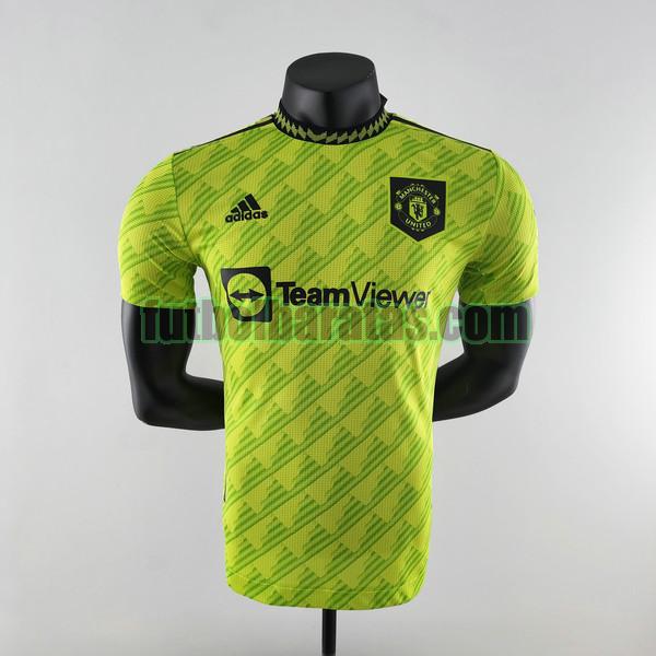 camiseta manchester united 2022 2023 verde tercera player