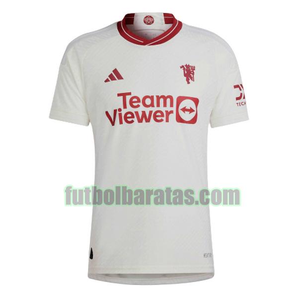 camiseta manchester united 2023 2024 blanco tercera