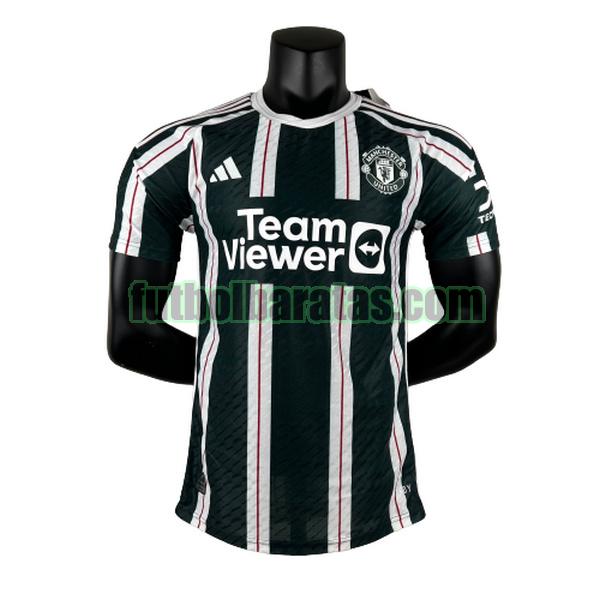 camiseta manchester united 2023 2024 verde segunda player