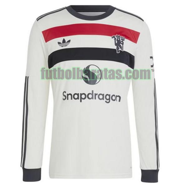 camiseta manchester united 2024 2025 blanco tercera ml