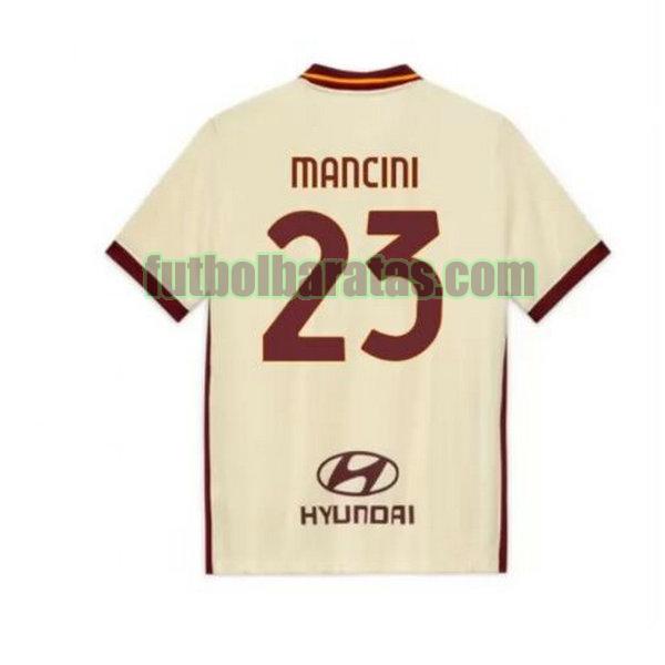 camiseta mancini 23 roma 2020-2021 segunda