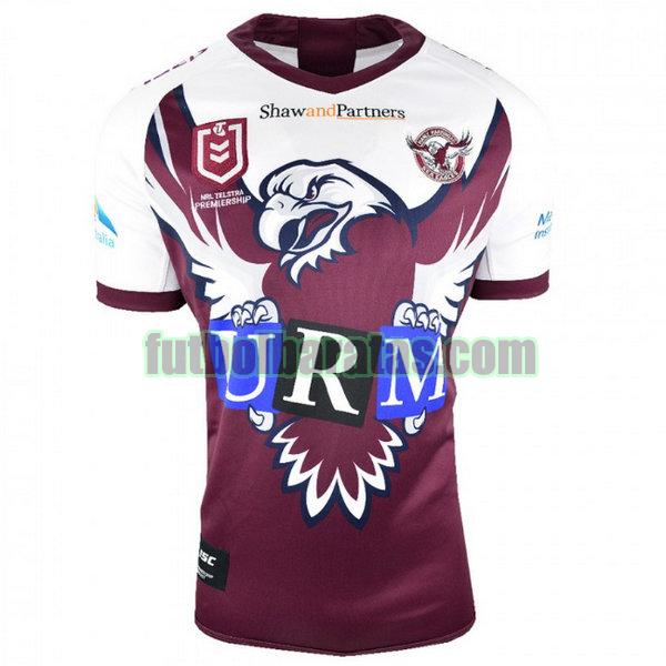 camiseta manly warringah sea eagles 2019 blanco community