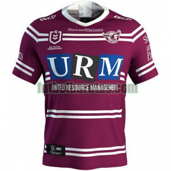 camiseta manly warringah sea eagles 2019 púrpura primera