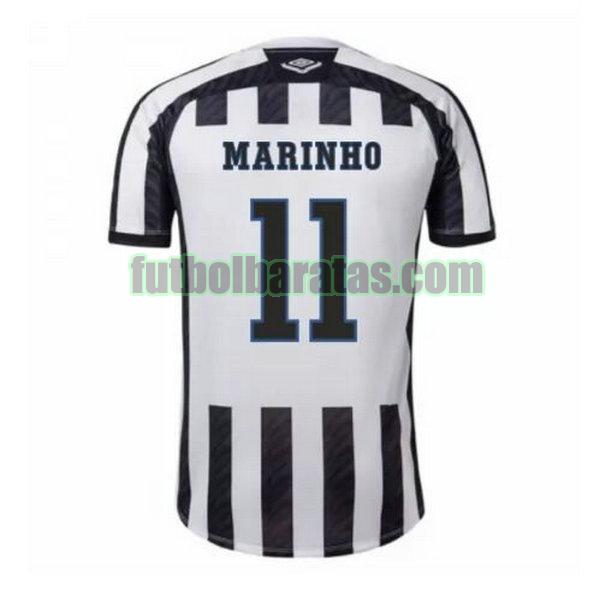 camiseta marinho 11 santos fc 2020-2021 negro blanco segunda