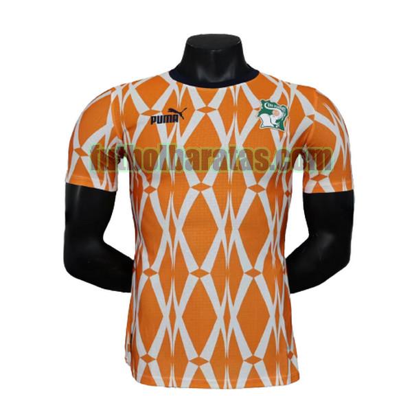 camiseta marruecos 2023 naranja special edition player