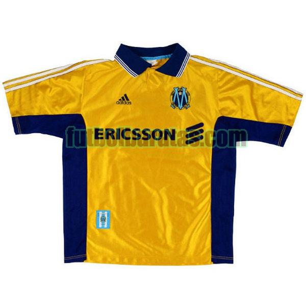 camiseta marsella 1998-1999 amarillo tercera