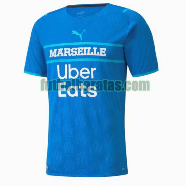 camiseta marsella 2021 2022 azul tercera equipacion