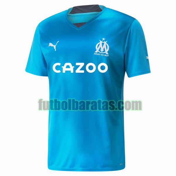camiseta marsella 2022 2023 azul tercera tailandia