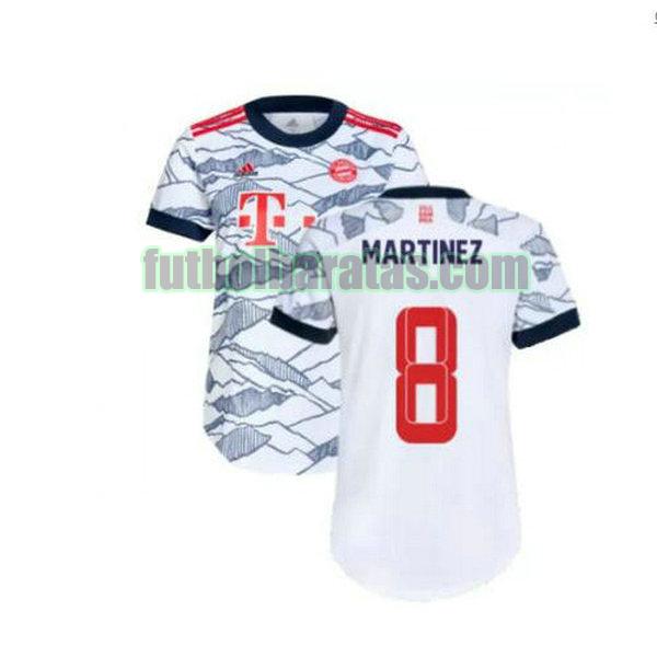 camiseta martinez 8 bayern munich 2021 2022 gris tercera