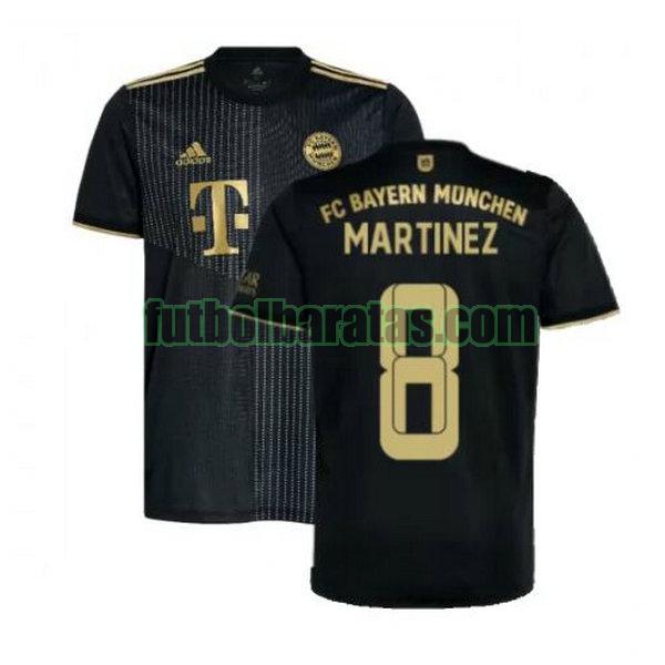 camiseta martinez 8 bayern munich 2021 2022 negro segunda