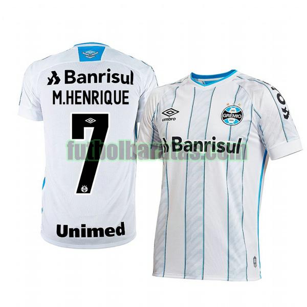 camiseta matheus henrique 7 camiseta gremio 2020-2021 segunda