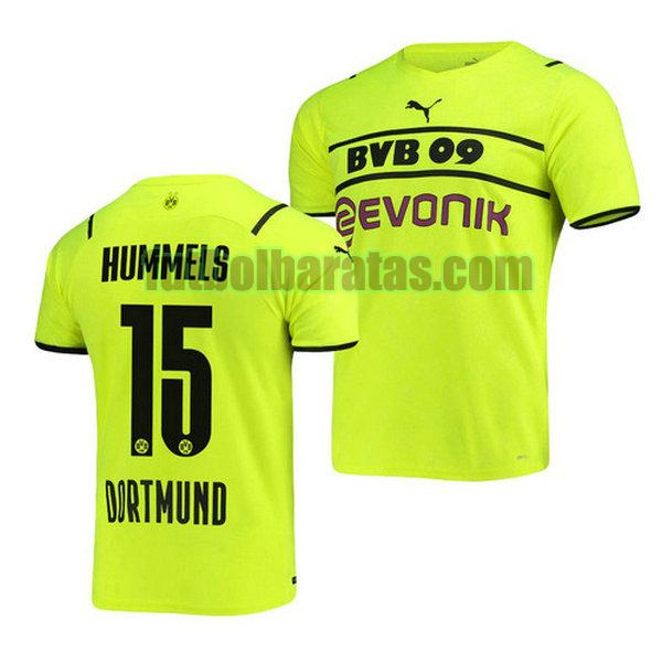 camiseta mats hummels 15 borussia dortmund 2021 2022 verde tercera