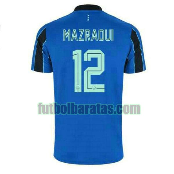 camiseta mazraoui 12 chelsea 2021 2022 azul segunda