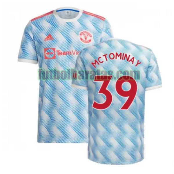 camiseta mctominay 39 manchester united 2021 2022 azul segunda