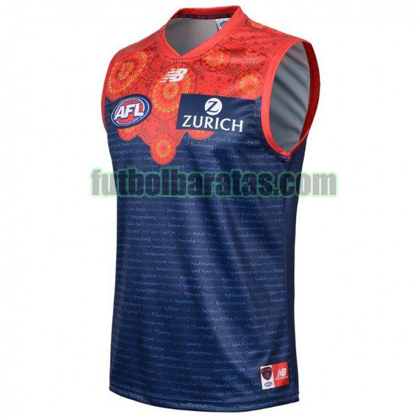 camiseta melbourne demons 2020 azul indigenous