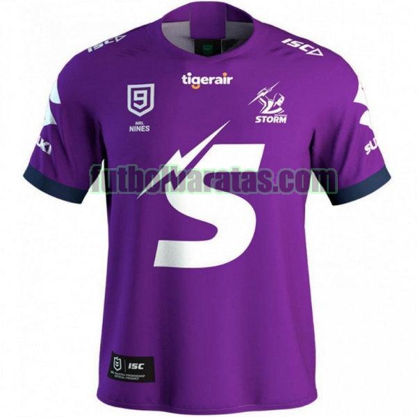 camiseta melbourne storm 2020 púrpura nines