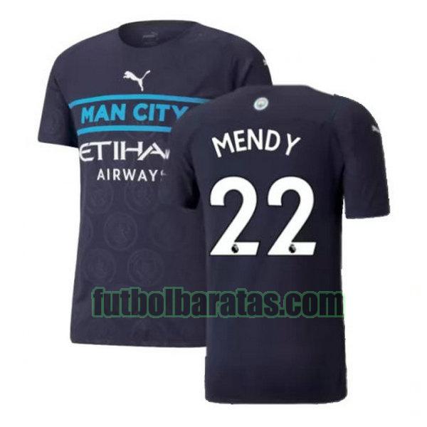 camiseta mendy 22 manchester city 2021 2022 negro tercera