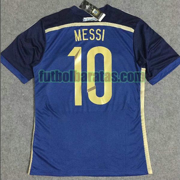 camiseta messi 10 argentina 2014 azul segunda