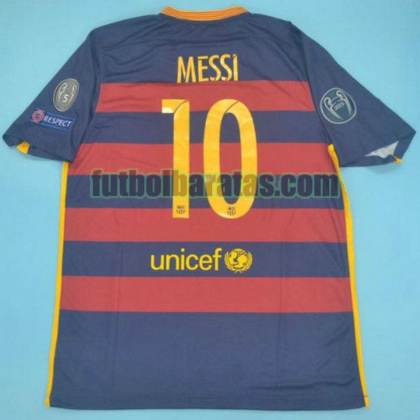 camiseta messi 10 barcelona 2015-2016 rojo primera