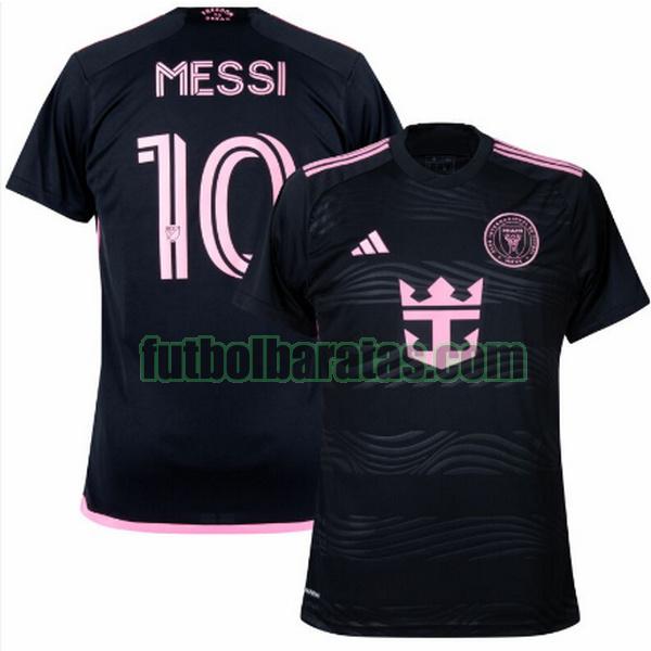camiseta messi 10 inter miami cf 2024 2025 negro segunda