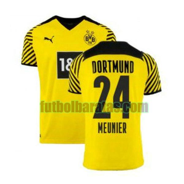 camiseta meunier 24 camisetas borussia dortmund 2021 2022 amarillo primera