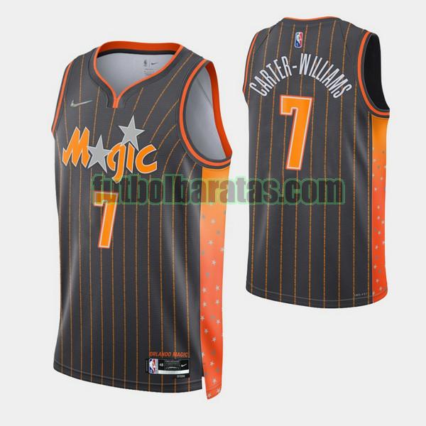 camiseta michael carter-williams 7 orlando magic negro hombre